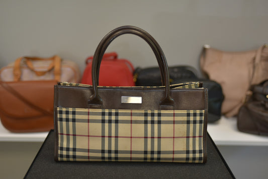 Burberry Burberry Vintage Check Handle Bag